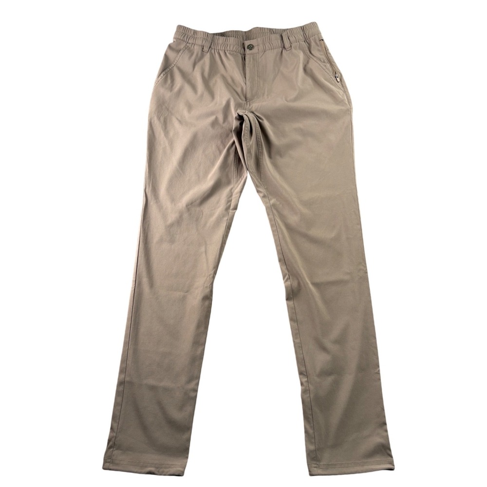 Columbia‎ Men's Hiking Outdoor Pants Beige Zip Pockets Regular Fit Size M